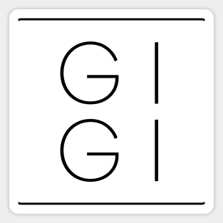 Minimalist Gigi Magnet